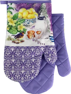 Image de Gants de four, gants de cuisine avec aimant Lavender Lavendel