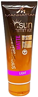 Produktbild von Manhattan Sun MATTE LIGHT 100ml Wash off Sofortbräuner natürlicher Effekt