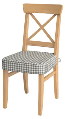 Produktbild von Dekoria Sitzkissen geeignet für das Ikea Modell Ingolf, grau-ecru , Modell Inglof