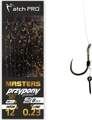 Zdjęcie produktu dla Przypony Bezzadziorowe Matchpro Mf Masters Spike Barbless M16B 0,23Mm 12