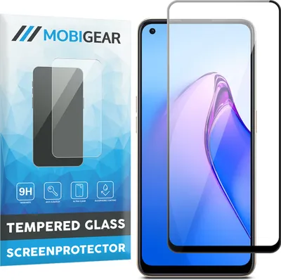 Produktbild von Mobigear Premium  OPPO Reno 8 5G Panzerglas Gehärtetes Glas Displayschutz - Hüllenfreundlich