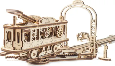UGEARS Modellbausatz Straßenbahn