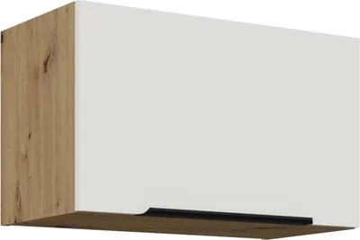 Obrázek produktu pro Digestořová skříňka LUNARA - šířka 60 cm, bílá / dub artisan