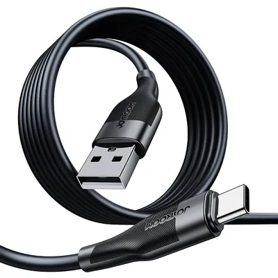 Produktbild von Joyroom USB-Kabel zu TYPE-C Lade-/Datenkabel 3A 1m schwarz (S-1030M12)