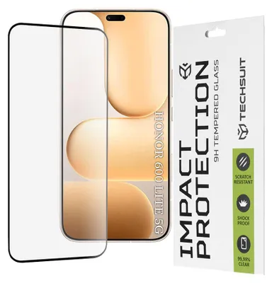 Zdjęcie produktu dla Techsuit 111D Full Cover / Full Glue Glass Szkło do Honor 600 Lite - czarne