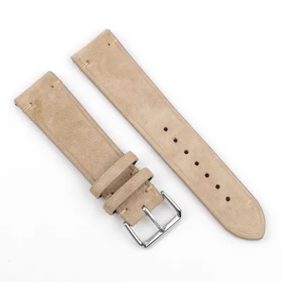 Produktbild von BStrap Suede Leather Armband für Huawei Watch GT 42mm, beige