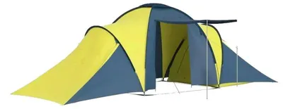 Produktbild von Campingzelt, geräumig für 3-4 Personen, langlebiges Polyesterfaser, MULTI