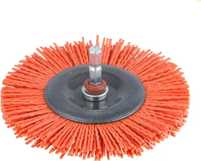 Image de Brosse Disque Nylon Wolfcraft Nettoyage Doux Et Efficace Pour Perceuse - Wolfcraft