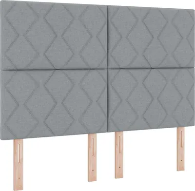 Immagine prodotto di vidaXL Testiera grigio chiaro 160 cm tessuto