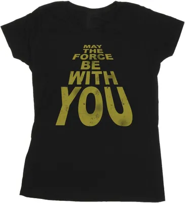 Produktbild von Star Wars - "May The Force Be With You" T-Shirt für Damen BI40915 (M) (Schwarz)