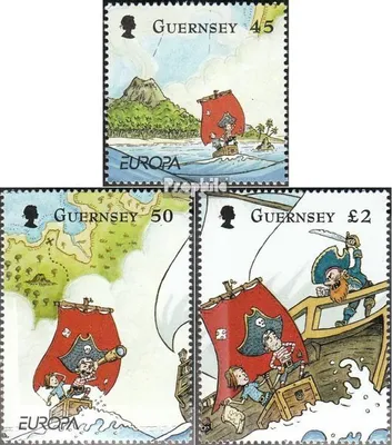 Produktbild von Briefmarken GB - Guernsey 2010 Mi 1297-1299 (kompl.Ausg.) postfrisch Comics