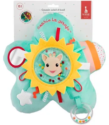 Immagine prodotto di Cuscino giocattolo, Sophie la Girafe Soleil, attività sensoriali, specchi, texture e palline