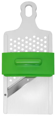 Gemüseschneider, Edelstahl/Kunststoff, grün, 38x16x5,5 cm, 1 St.