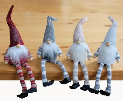 Produktbild von Kantenhocker Wichtel 4er Deko Weihnachten
