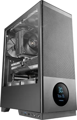Zdjęcie produktu dla Tacens 2SAGITTA20, Midi Tower, PC, Czarny, ATX, micro ATX, Mini-ITX, Stal, Szkło hartowane, Gaming