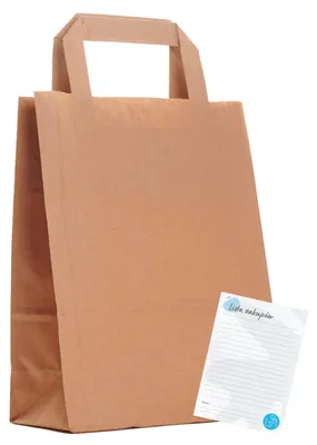 Produktbild von Torby Pro Kleine Braune Papiertüte 18x9x23 cm 200 Stück