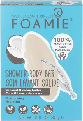Produktbild von Foamie Seife Foamie Shower Body Bar Shake Your Coconuts 80gr