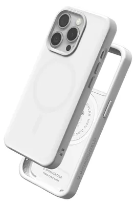 Immagine prodotto di Rhinoshield, custodia protettiva ultra-resistente per iPhone 15 Pro SolidX, bianca
