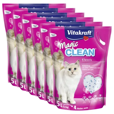 Produktbild von Vitakraft Katzenstreu Magic Clean - 6x 5 Liter