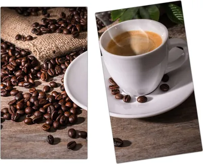 Produktbild von Spritzschutz Herdabdeckplatte Schneidebrett aus Glas Heisser Kaffee  2-Teilig (60x52cm)