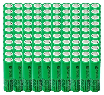 Image de Batterie lithium-ion, capacité de 3500 mAh, compatible avec les outils électriques, 100 pièces, 3,7 V