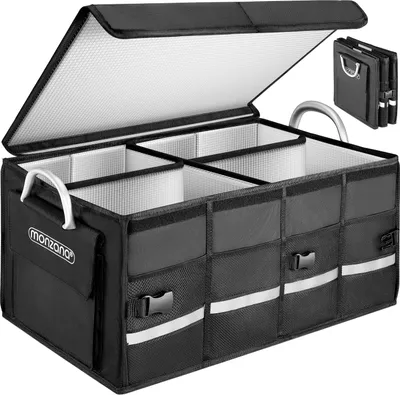 Immagine prodotto di Monzana Organizer Bagagliaio Auto 68L Pellicola Termica Portaoggetti Impermeabile Box Pieghevole