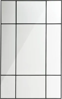 Obrázek produktu pro Designové nástěnné zrcadlo Casa Padrino černé 70 x V 110 cm - Výjimečný design