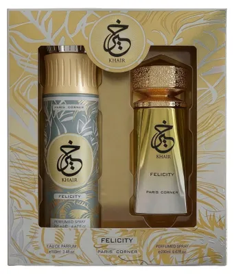 Zdjęcie produktu dla KHAIR FELICITY EDP 100 ml + dezodorant w sprayu 200 ml