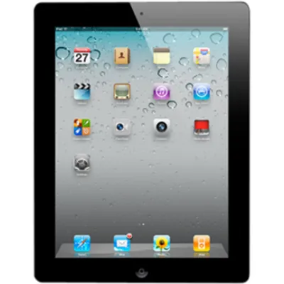 Produktbild von Apple iPad 2, 24,6 cm (9.7"), 1024 x 768 Pixel, 16 GB, 0,5 GB, iOS, Schwarz