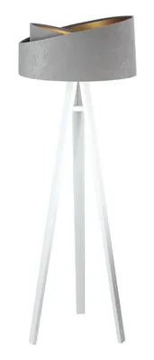 Zdjęcie produktu dla Lampa stojąca GEMSTONE szara/złota/biała