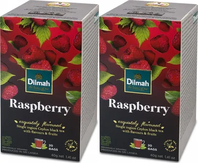 Obrázek produktu pro Herbata ziołowa Czarny Aromat Malinowy 20 torebek