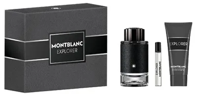 Image de Mont Blanc Explorer Set Eau de Parfum, 100 ml + Eau de Parfum Miniature, 7.5 ml + Gel Douche, 100 ml