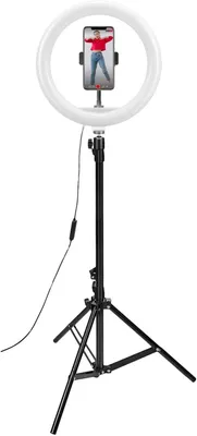 Immagine prodotto di CLICKRINGUSB Luce anulare da 12" con treppiede da 1,6 m
