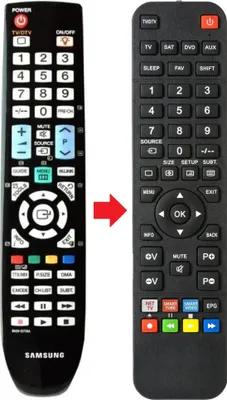Produktbild von Fernbedienung passend für SAMSUNG PS58A656T1F