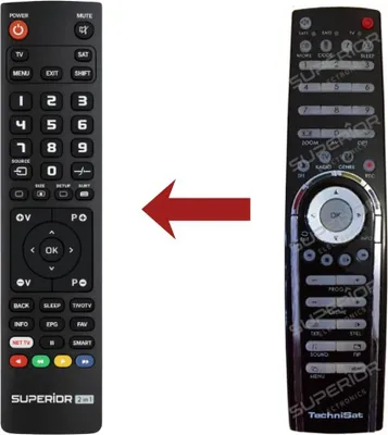 Produktbild von TechniSat Ersatz Fernbedienung für DigiCorder HD S2 Plus 160GB