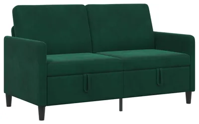 Immagine prodotto di Divano con contenitore vidaXL, verde scuro, 152 x 78 x 87 cm, poliestere