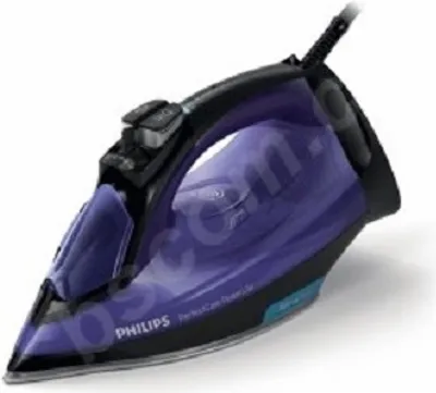 Produktbild von Philips PerfectCare GC3925/30, Dampfbügeleisen, SteamGlide Plus-Sohle, 180 g/min, Schwarz, Violett, 45 g/min, 0,3 l