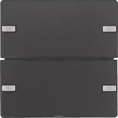 Produktbild von Berker Tastsensor 2fach Komfort KNX Q.1/Q.3anthrazit 80142326