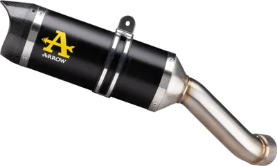 Immagine prodotto di Marmitta slip-on ARROW street thunder alluminio scuro e fondello per Kawasaki Z 900