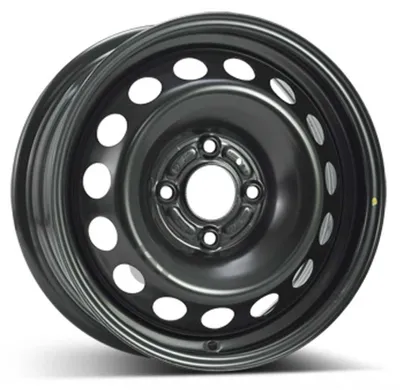 Produktbild von 15 Zoll Stahlfelge ALCAR 15"x6" 4x107.95 PCD ET37.5 63.40mm Felge Schwarz