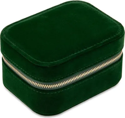 Produktbild von Dunkelgrünes Samt Etui für Schmuck von JEWLIX