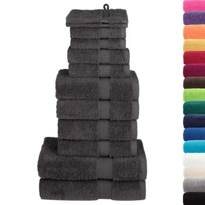 Immagine prodotto di Set ASciugamani SOLUND 12 pz Antracite 600 gsm
