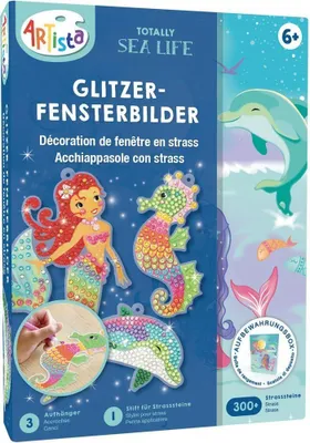 Produktbild von Glitzer-Fensterbilder Unterwasserwelt