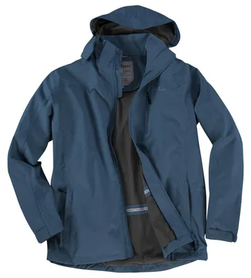 Produktbild von Blue Wave leichte XXL Funktionsjacke blau melange