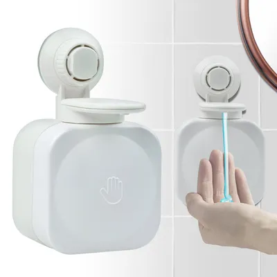 Image de Distributeur de savon mural avec ventouse