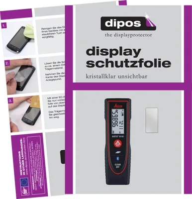 Produktbild von 3x Schutzfolie für Leica DISTO D110 klar Displayschutzfolie Folie Display Schutz dipos