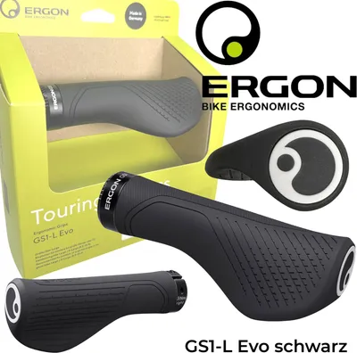Produktbild von Ergon Fahrrad Ergo Griffe MTB Ebike Touring Fitness GS1-L Evo schwarz