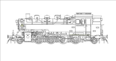 Produktbild von Hobby Boss German Dampflokomotive BR86 1:72, 82914