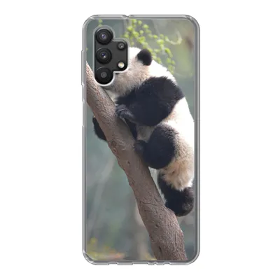 Produktbild von MuchoWow® Handyhülle Schutzhülle Hülle für Samsung Galaxy A32 5G Panda - Tier - Baum Silikon Softcase Handy Hülle - Softcase