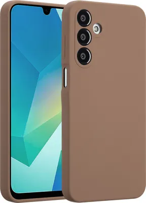 Immagine prodotto di Custodia in silicone liquido Accezz per Samsung Galaxy A16 - Marrone chiaro